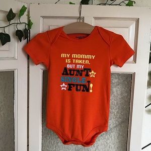 Baby Onesie with Graphic Text